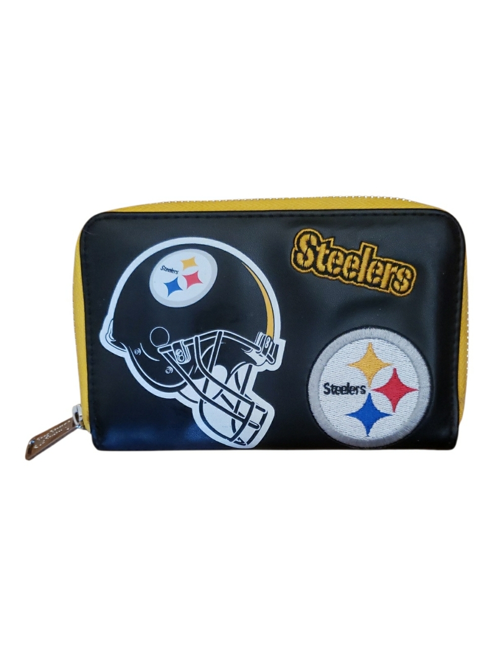 Loungefly NFL Steelers Black and Yellow Zip Wallet *NWOT